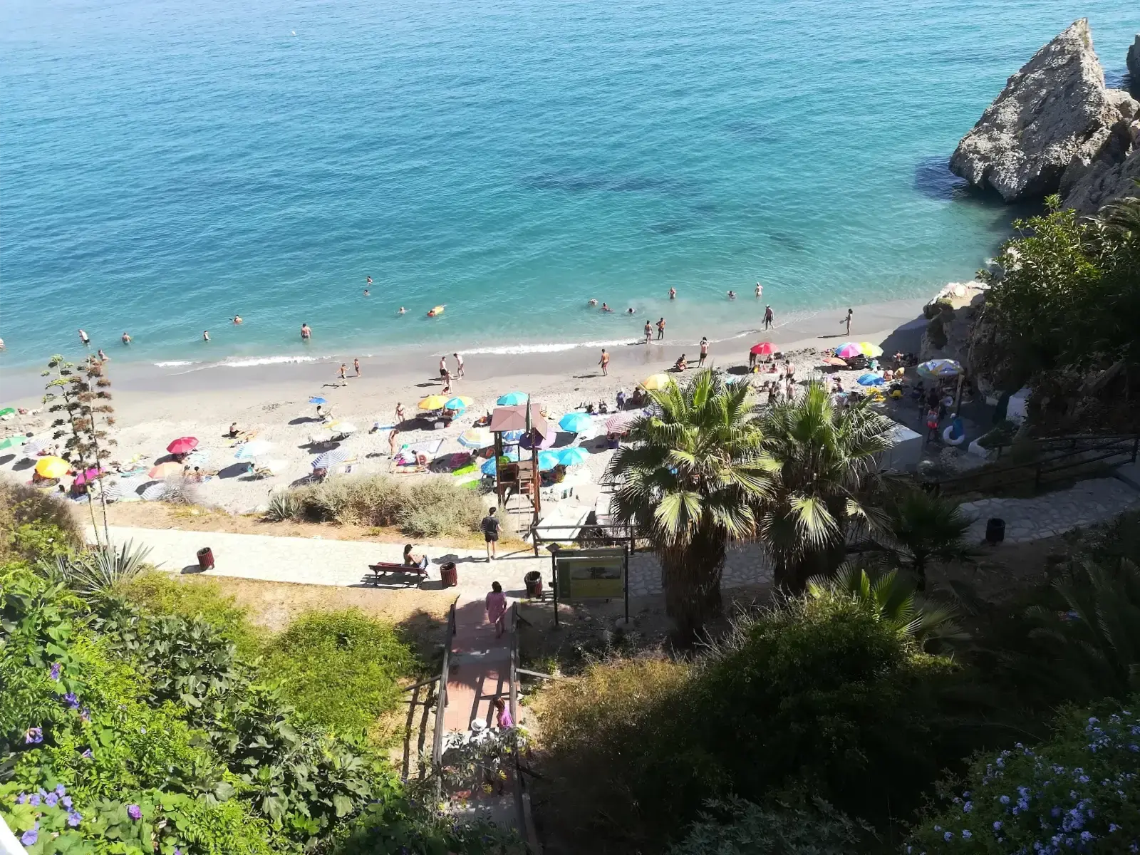 Carabeo Beach — With parking in Nerja