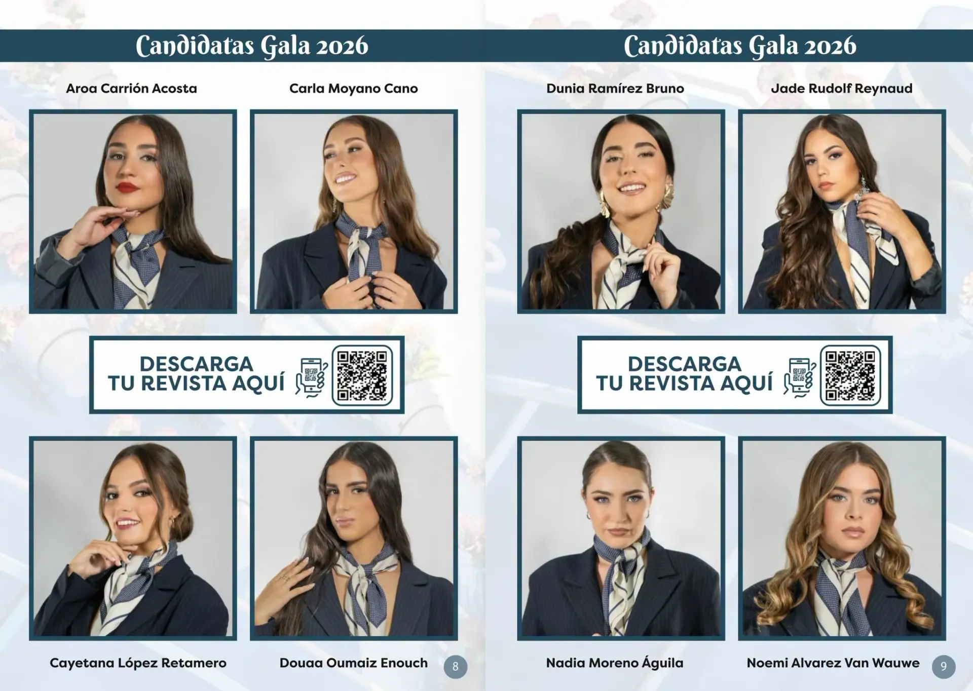 Candidatas a la Gala de la Reina de la Feria de Nerja 2026 2