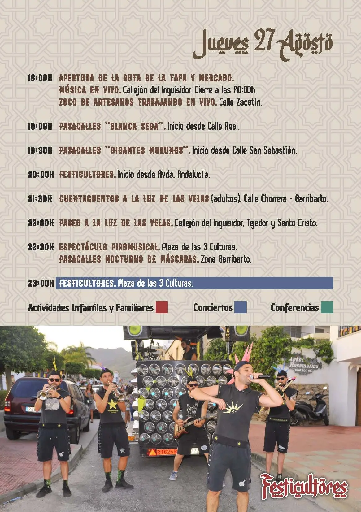 Programa Jueves 27 Agosto