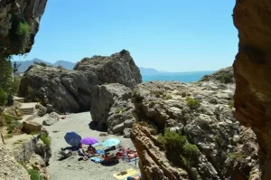 Playa el Chorrillo Nerja