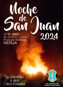 noche de san juan nerja playa burriana